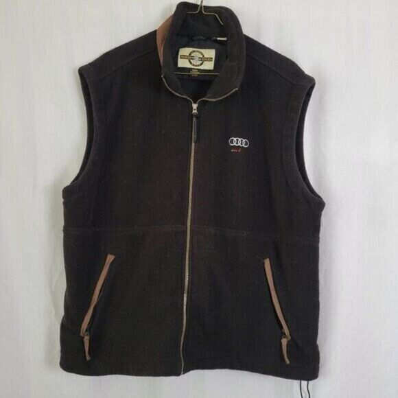 North End All Climate Wear Ezem System Fleece Vest Men's XL full zip Audi VGC - Picture 1 of 10